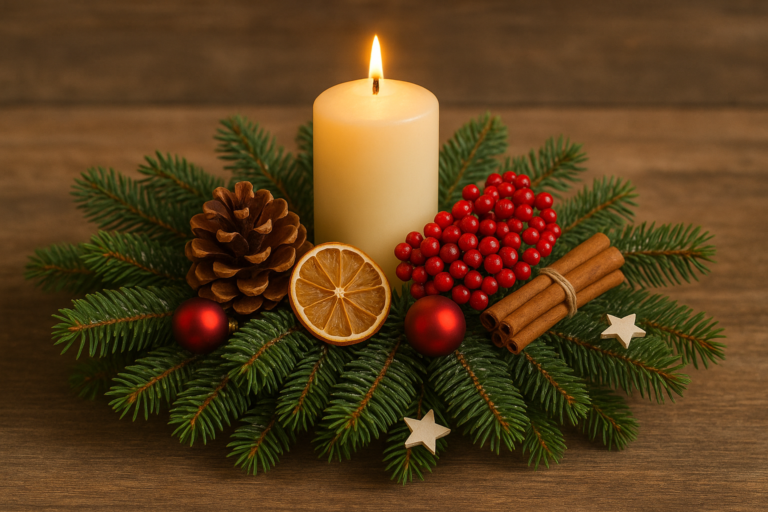 Zimowy klimat w kwiaciarni Archon, stroiki świąteczne i smaki Bożego Narodzenia w naszej kawiarni i restauracji